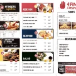 4 Fingers Menu